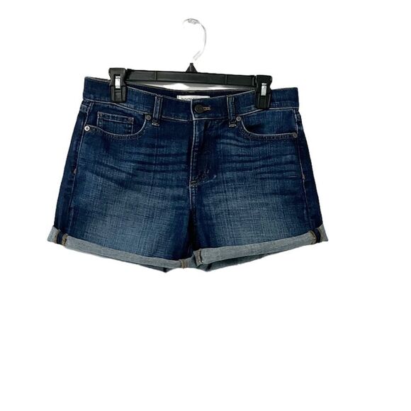 Banana Republic Pants - 🟢Banana Republic Dark Denim Jeans Roll Up Shorts Size 26